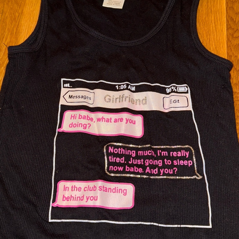 Vintage tank Y2K